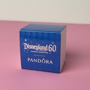 Authentic Disneyland Park 60th Anniversary Pandora Blue enamel pendant